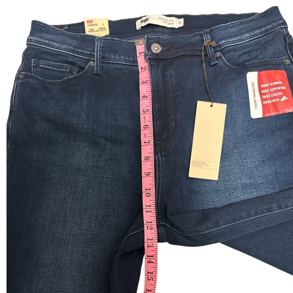 NWT!!! Levi Super Skinny Legging Tummy Slimming Woman’s Jeans 16 - Picture 8 of 11